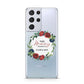 Mothers Day Flower Plaque Samsung S21 Ultra Case