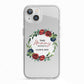 Mothers Day Flower Plaque iPhone 13 TPU Impact Case with White Edges