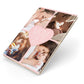 Mothers Day Four Photo Upload Apple iPad Case on Gold iPad Side View