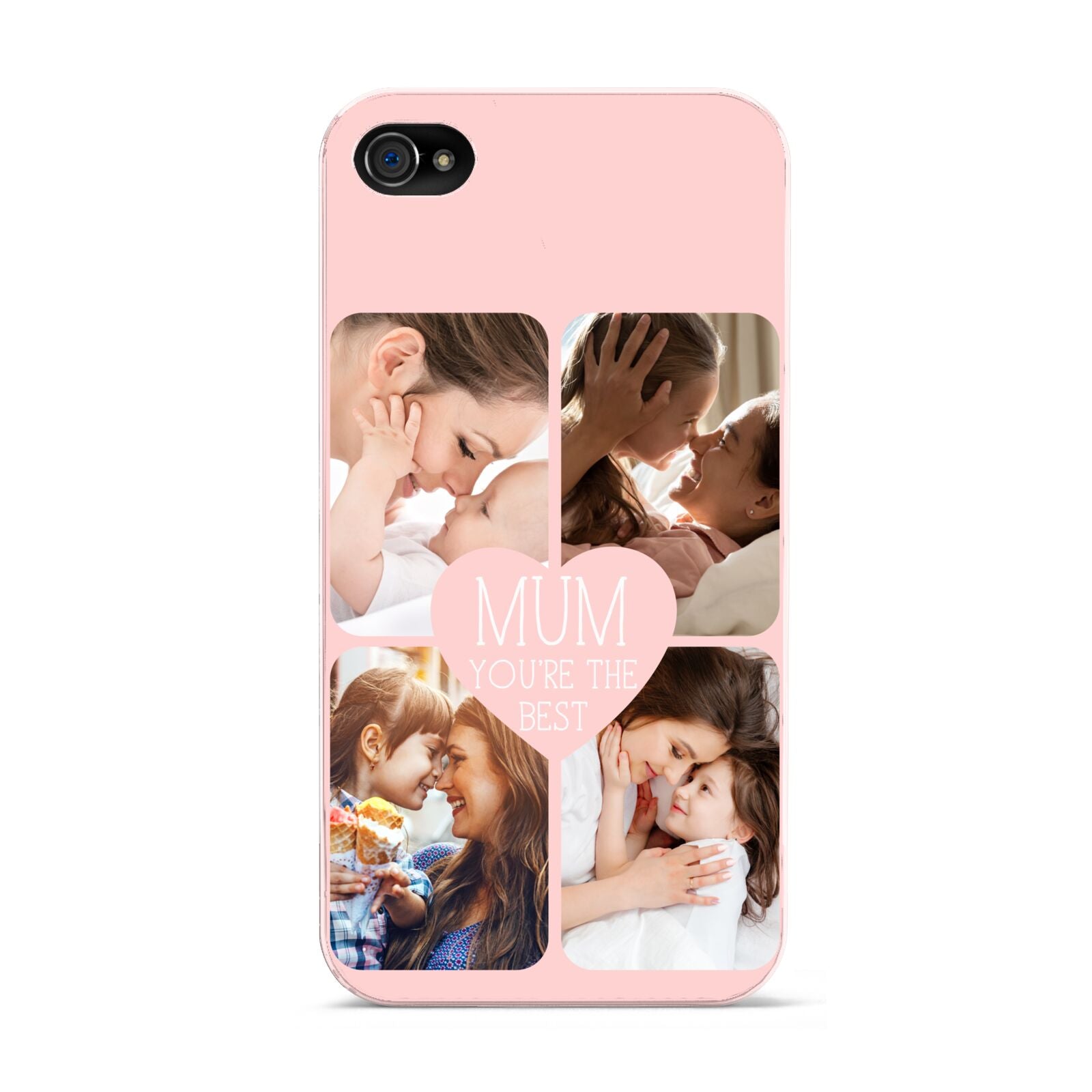 Mothers Day Four Photo Upload Apple iPhone 4s Case