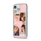 Mothers Day Four Photo Upload iPhone 14 Pro Max Glitter Tough Case Silver Angled Image
