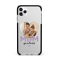 Mothers Day Heart Photo Apple iPhone 11 Pro Max in Silver with Black Impact Case