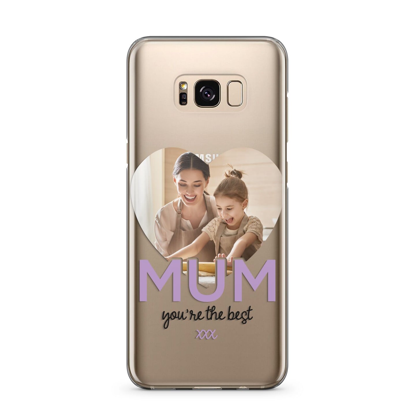 Mothers Day Heart Photo Samsung Galaxy S8 Plus Case