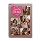 Mothers Day Multi Photo Strip Apple iPad Rose Gold Case