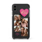 Mothers Day Multi Photo Strip Apple iPhone Xs Max Impact Case Black Edge on Black Phone