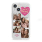 Mothers Day Multi Photo Strip iPhone 13 Mini Clear Bumper Case