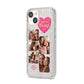 Mothers Day Multi Photo Strip iPhone 14 Glitter Tough Case Starlight Angled Image