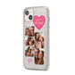 Mothers Day Multi Photo Strip iPhone 14 Plus Glitter Tough Case Starlight Angled Image