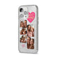 Mothers Day Multi Photo Strip iPhone 14 Pro Max Glitter Tough Case Silver Angled Image