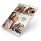 Mothers Day Multi Photo Tiles Apple iPad Case on Gold iPad Side View