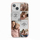 Mothers Day Multi Photo Tiles iPhone 13 TPU Impact Case with Pink Edges