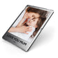 Mothers Day Photo Apple iPad Case on Grey iPad Side View