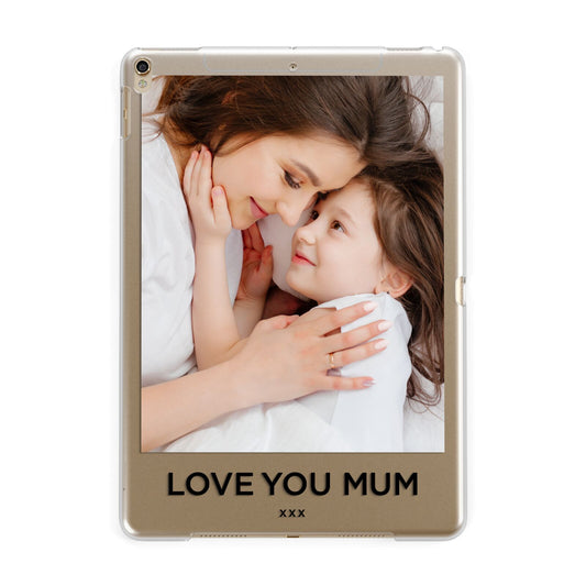 Mothers Day Photo Apple iPad Gold Case