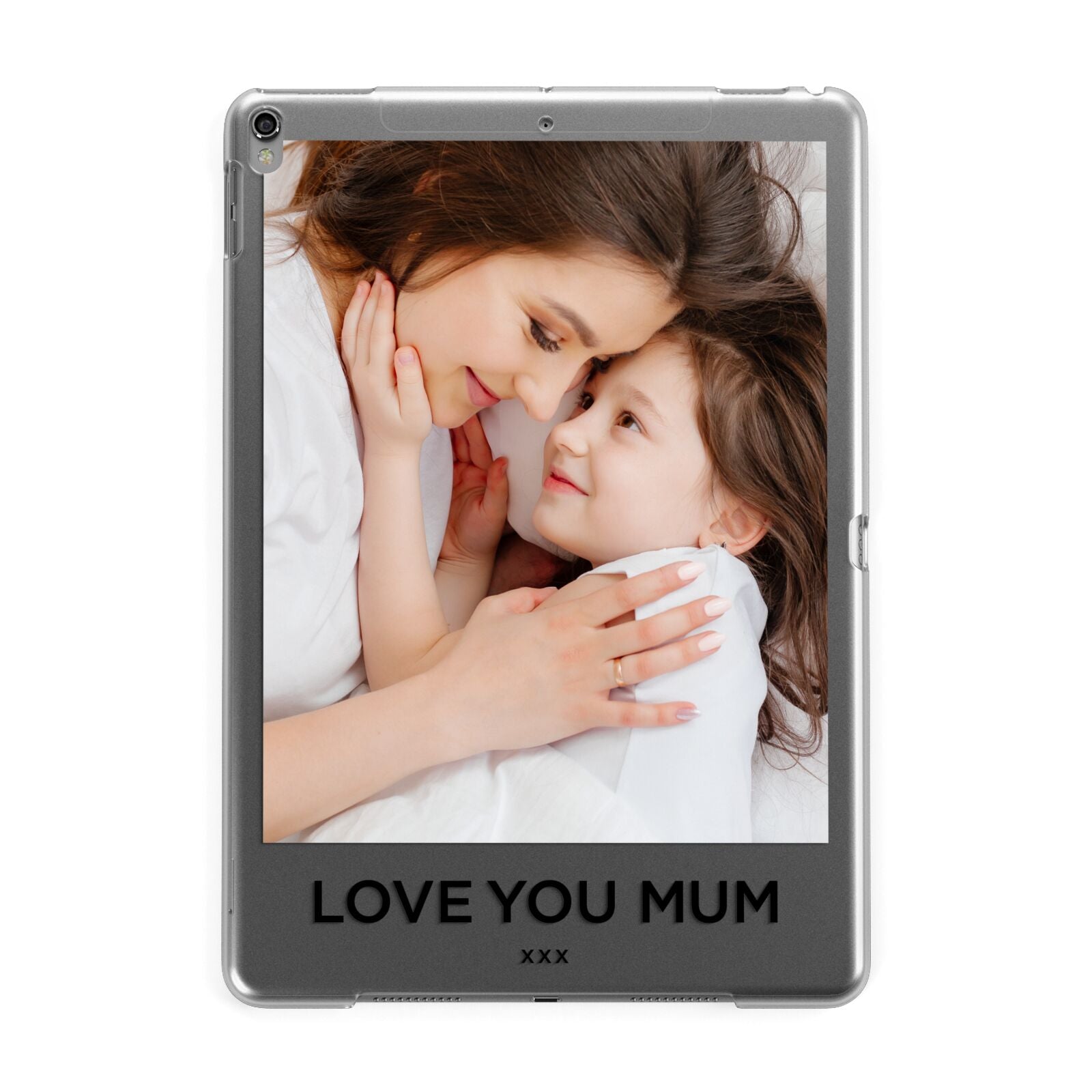 Mothers Day Photo Apple iPad Grey Case