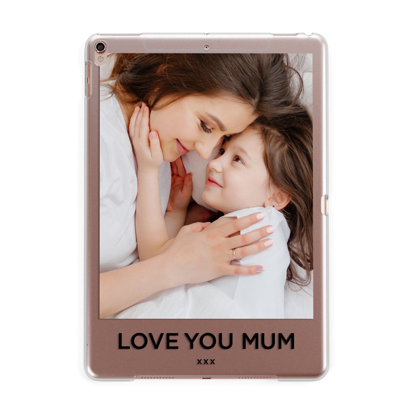 Mothers Day Photo Apple iPad Rose Gold Case