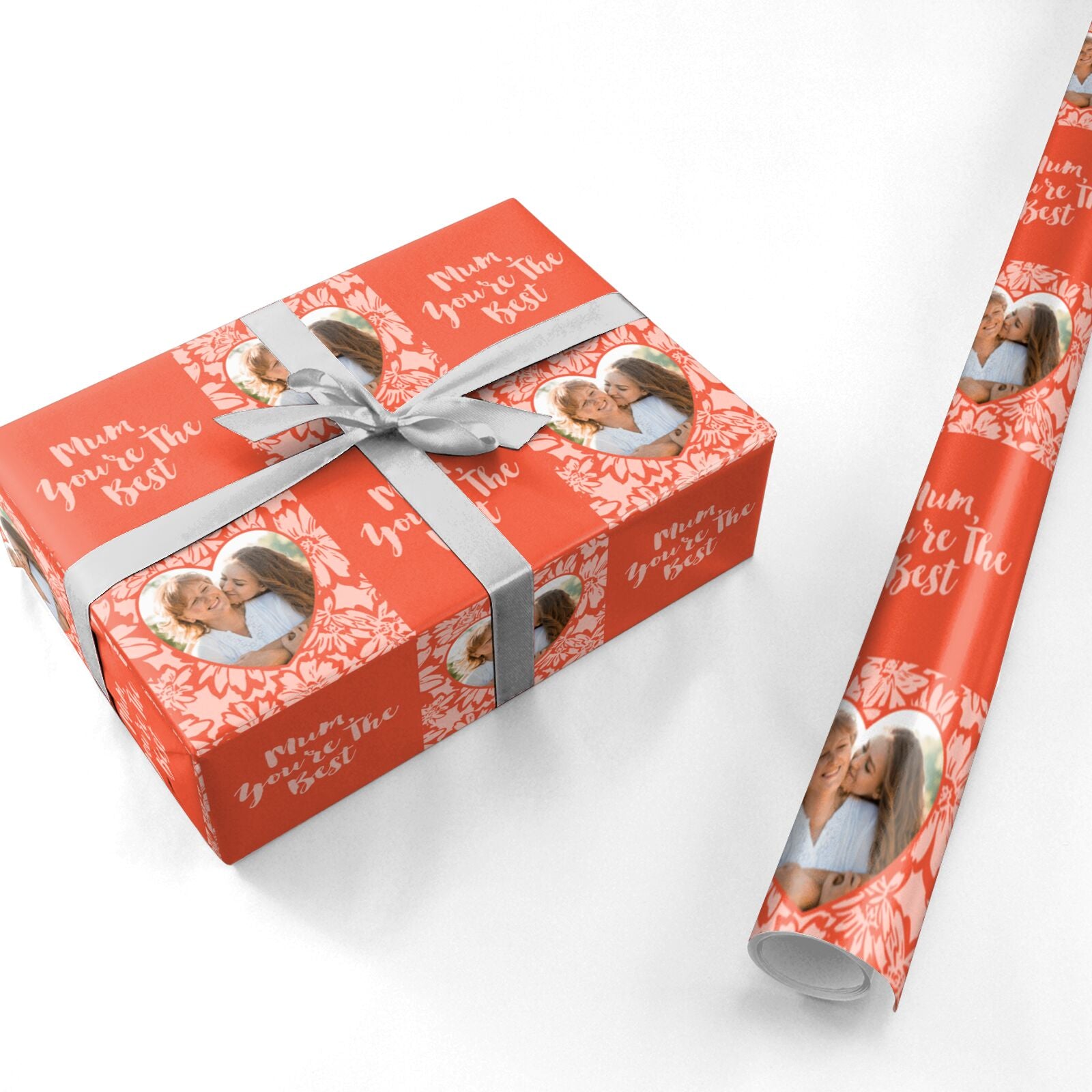 Mothers Day Photo Grid Personalised Wrapping Paper