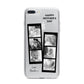 Mothers Day Photo Strip iPhone 7 Plus Bumper Case on Silver iPhone