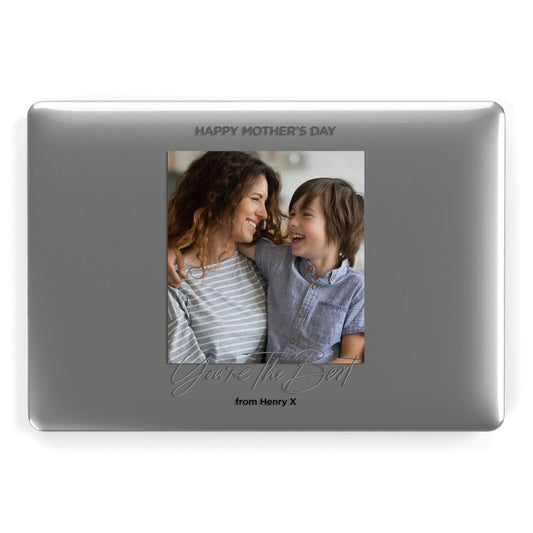 Mothers Day Photo with Name Apple MacBook Case