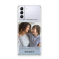 Mothers Day Photo with Name Samsung S21 Plus Case