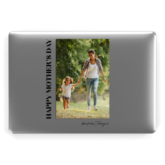 Mothers Day Photo with Text Apple MacBook Case