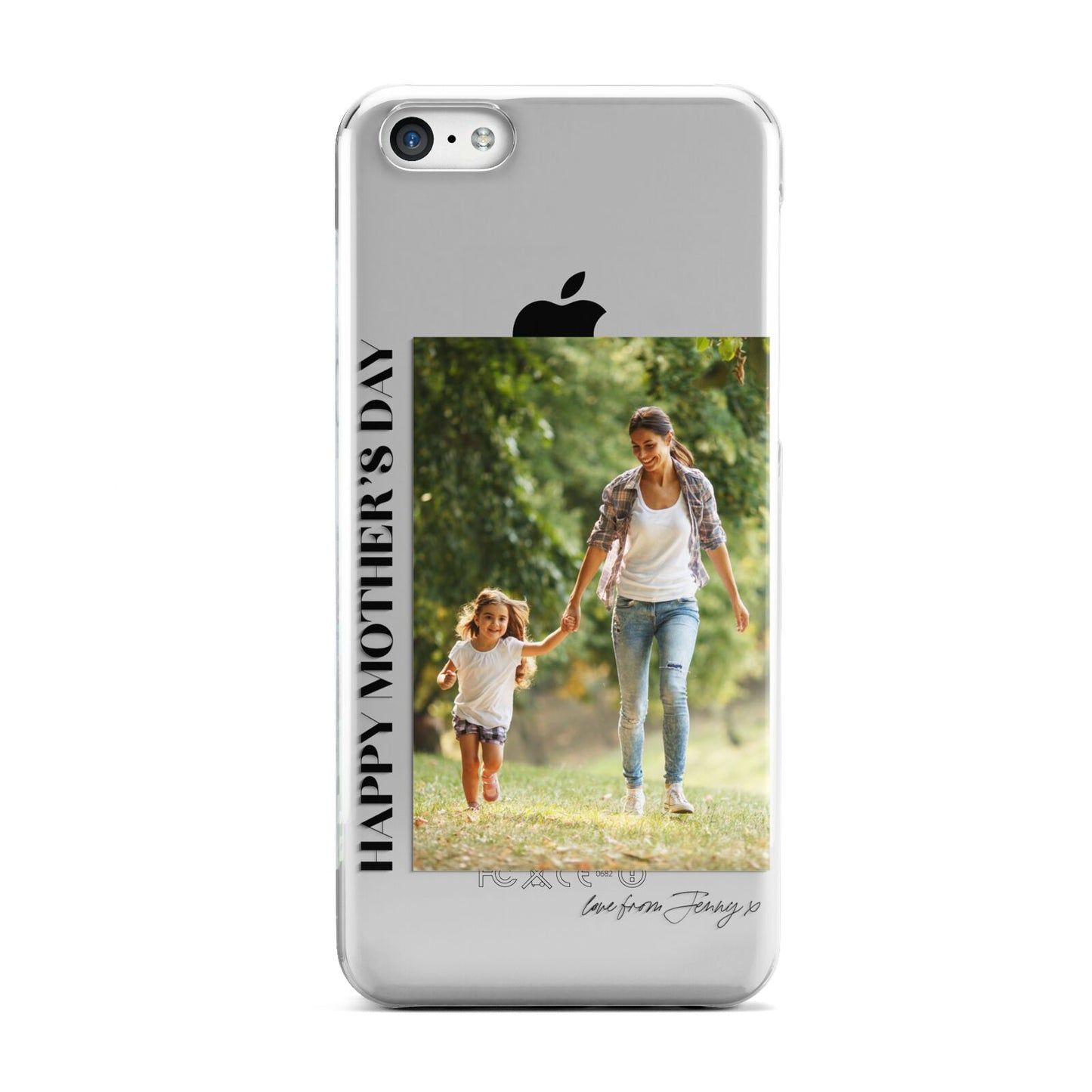 Mothers Day Photo with Text Apple iPhone 5c Case