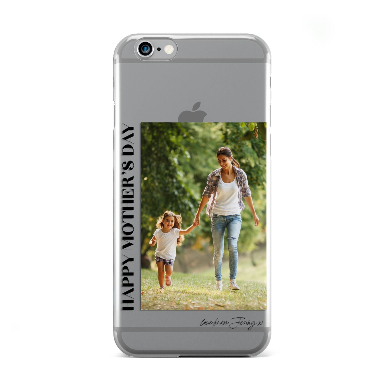 Mothers Day Photo with Text Apple iPhone 6 Case