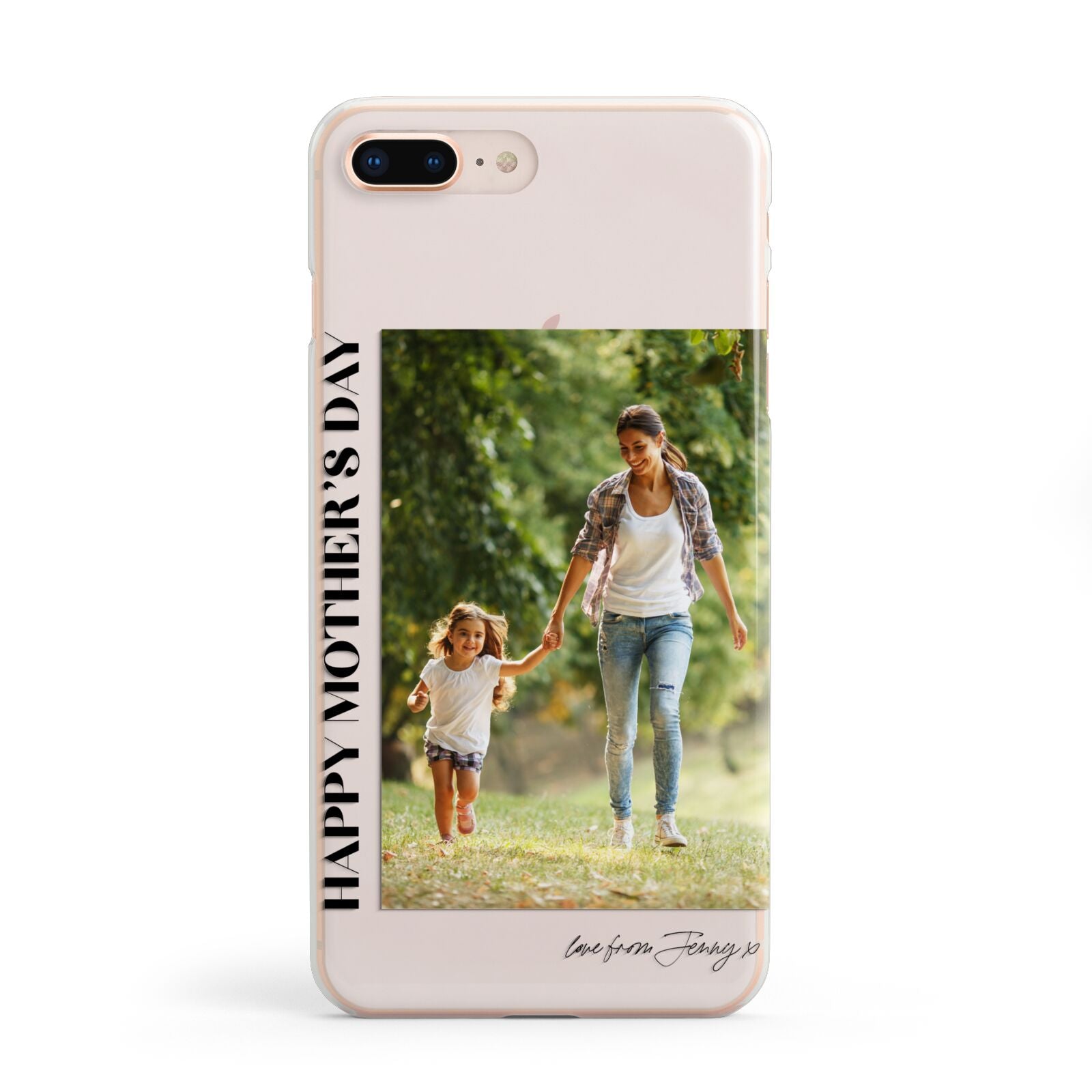Mothers Day Photo with Text Apple iPhone 8 Plus Case