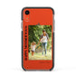 Mothers Day Photo with Text Apple iPhone XR Impact Case Black Edge on Coral Phone