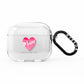 Mothers Day Watercolour Heart AirPods Clear Case 3rd Gen