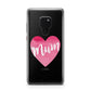 Mothers Day Watercolour Heart Huawei Mate 20 Phone Case