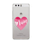 Mothers Day Watercolour Heart Huawei P10 Phone Case