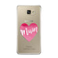Mothers Day Watercolour Heart Samsung Galaxy A9 2016 Case on gold phone