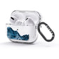 Mountain Snow Scene AirPods Glitter Case 3rd Gen Side Image