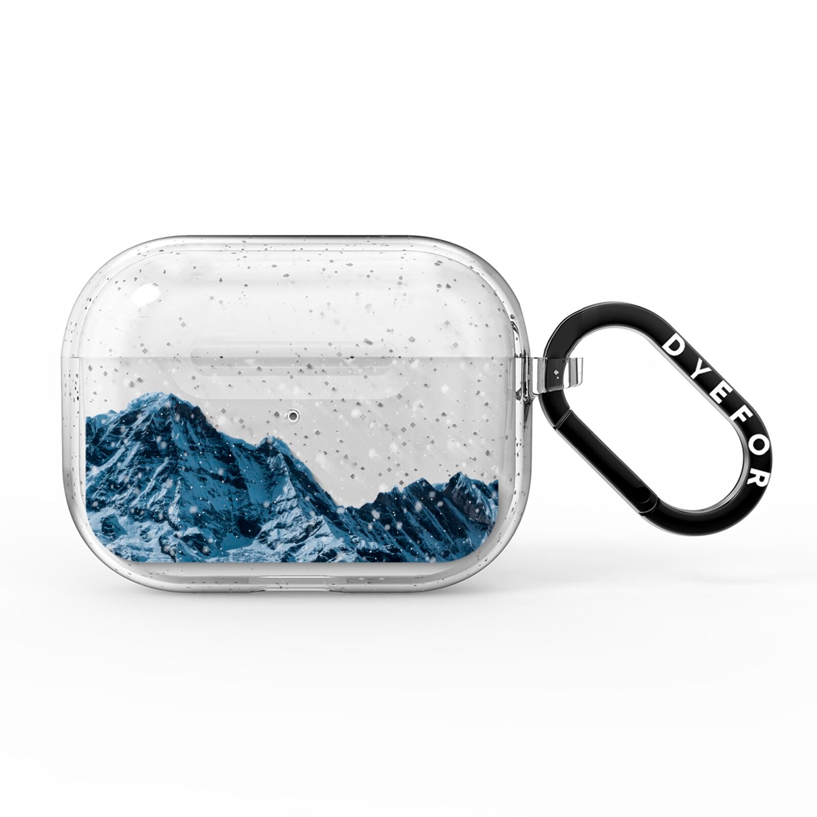 Mountain Snow Scene AirPods Pro Glitter Case