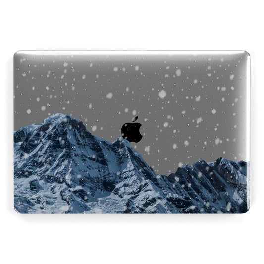 Mountain Snow Scene Apple MacBook Case