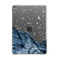 Mountain Snow Scene Apple iPad Grey Case
