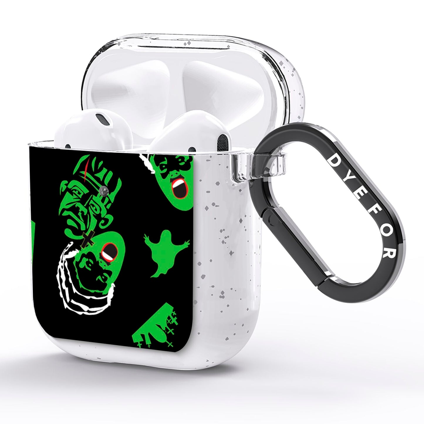 Movie Monster AirPods Glitter Case Side Image