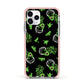 Movie Monster Apple iPhone 11 Pro in Silver with Pink Impact Case