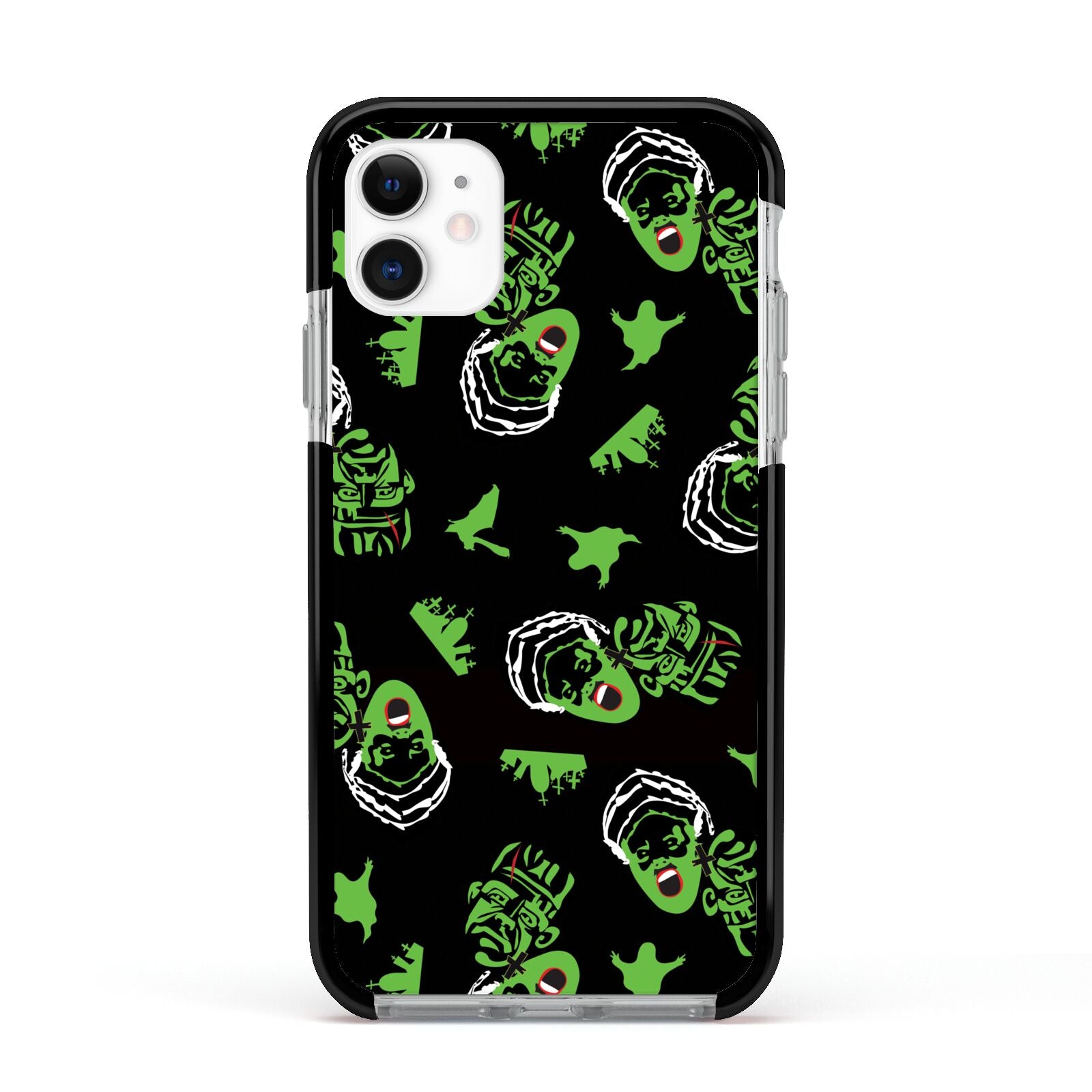 Movie Monster Apple iPhone 11 in White with Black Impact Case