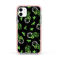 Movie Monster Apple iPhone 11 in White with Pink Impact Case