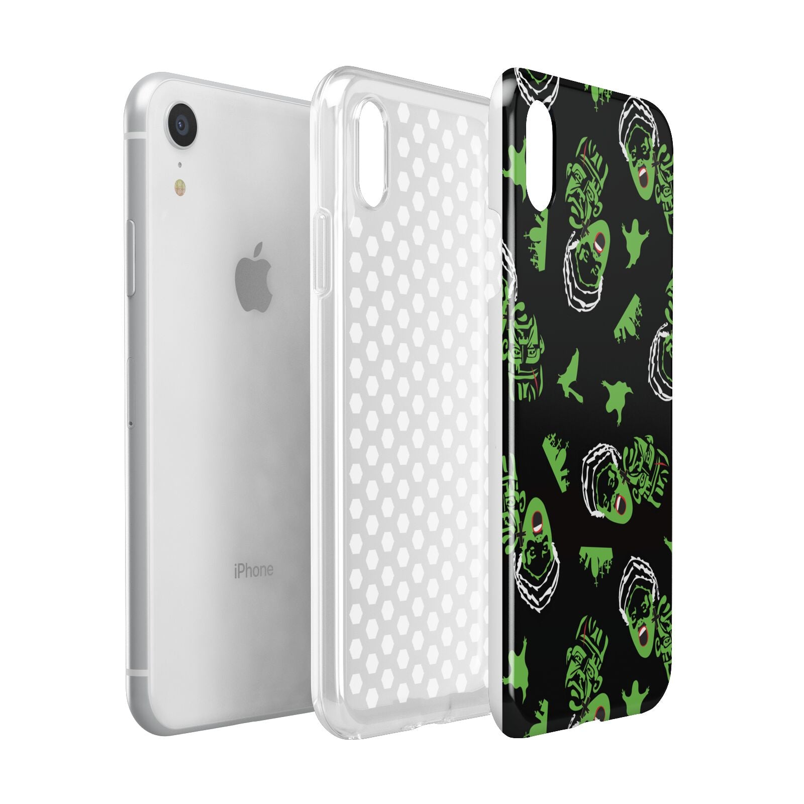 Movie Monster Apple iPhone XR White 3D Tough Case Expanded view