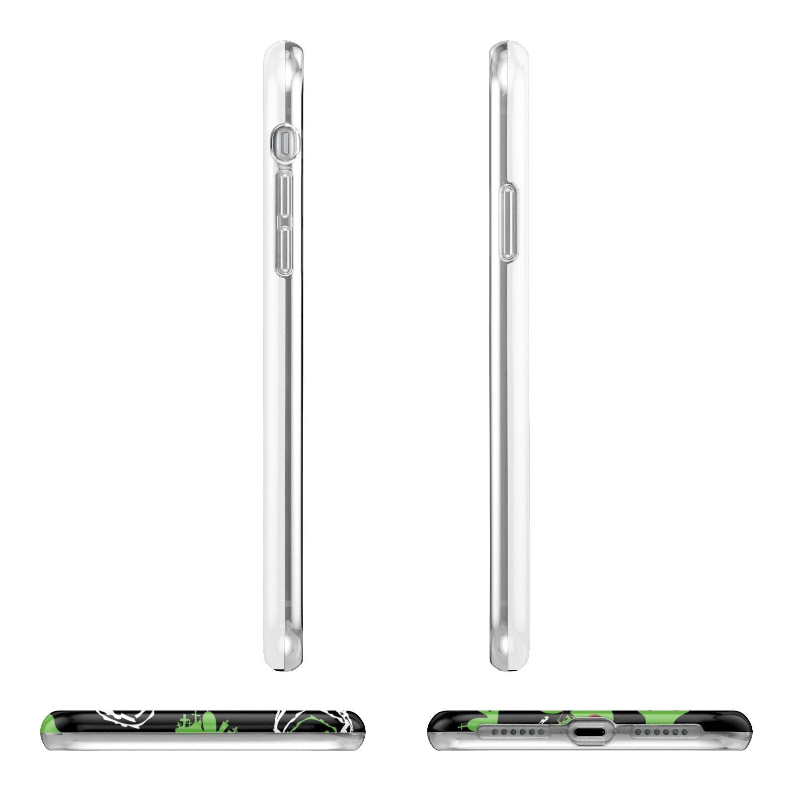 Movie Monster Apple iPhone XR in White with 3D Wrap Tough Case Alternative Image Angles