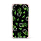 Movie Monster Apple iPhone Xs Max Impact Case Pink Edge on Black Phone
