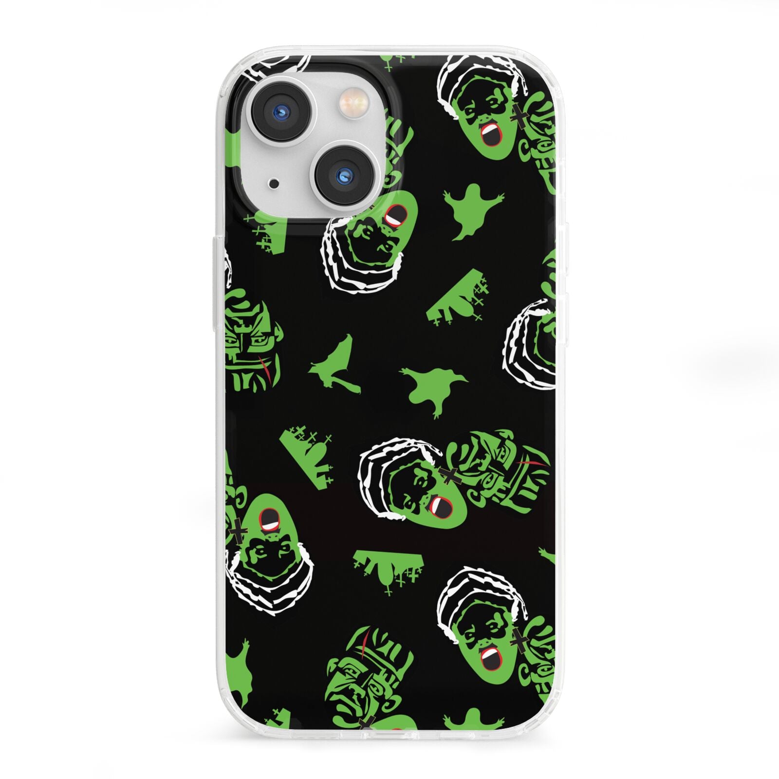Movie Monster iPhone 13 Mini Clear Bumper Case