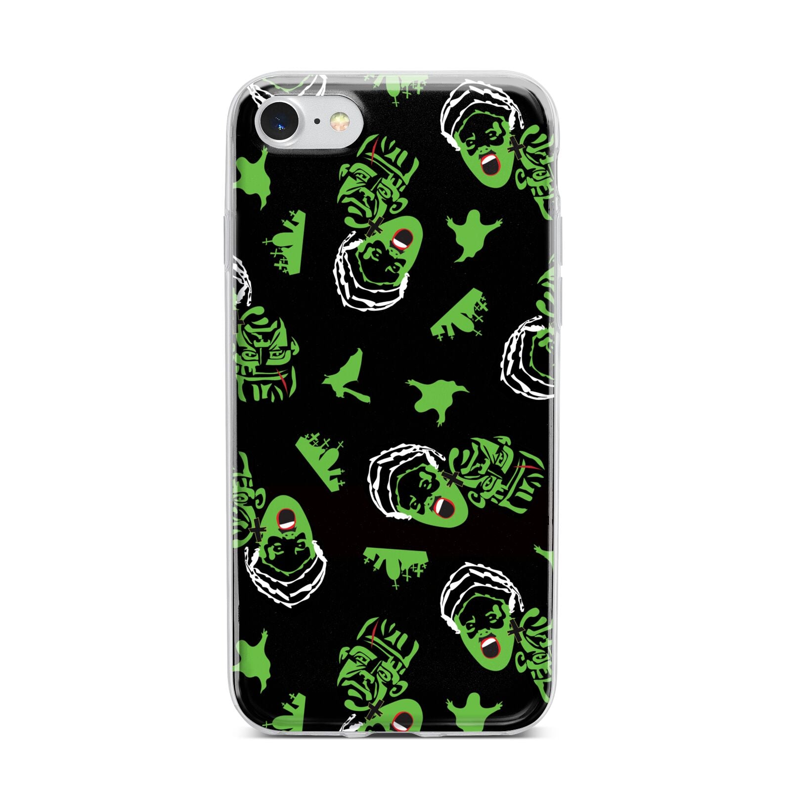 Movie Monster iPhone 7 Bumper Case on Silver iPhone