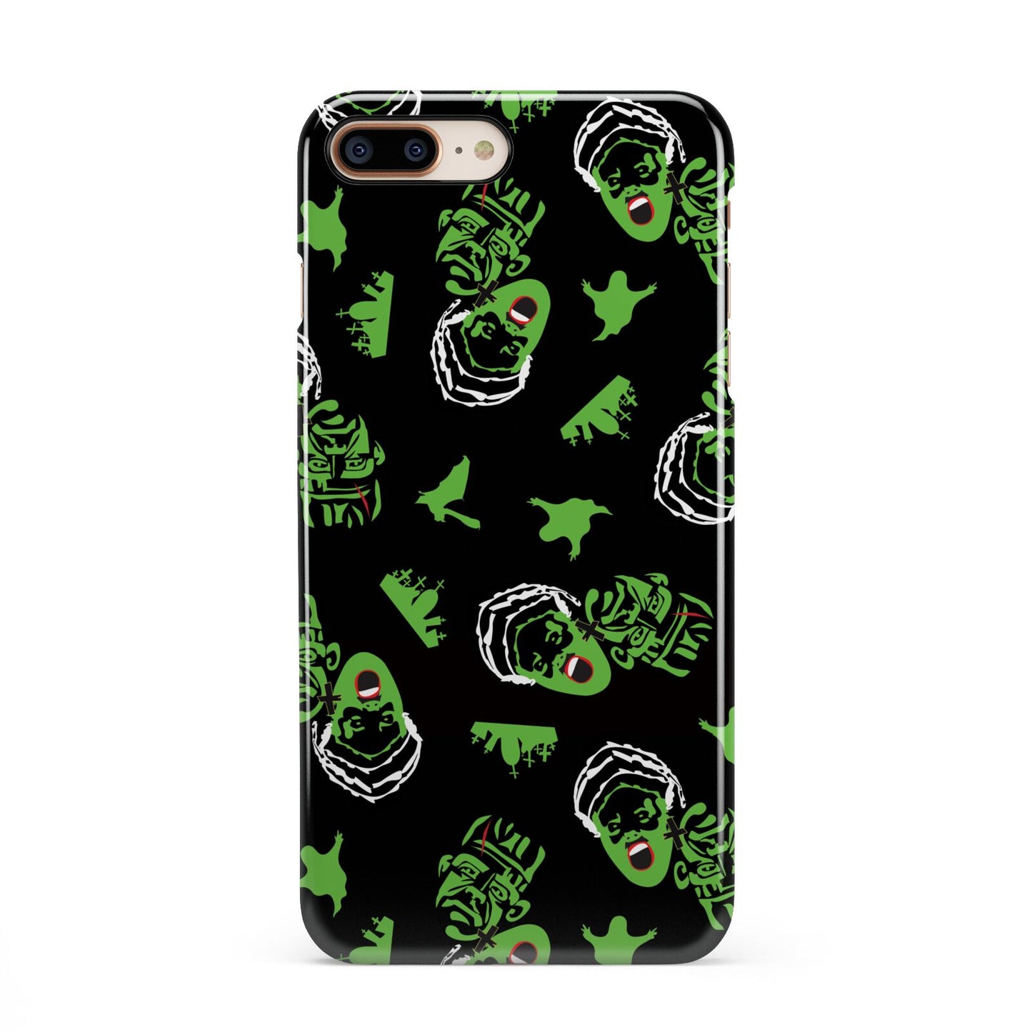 Movie Monster iPhone 8 Plus 3D Snap Case on Gold Phone