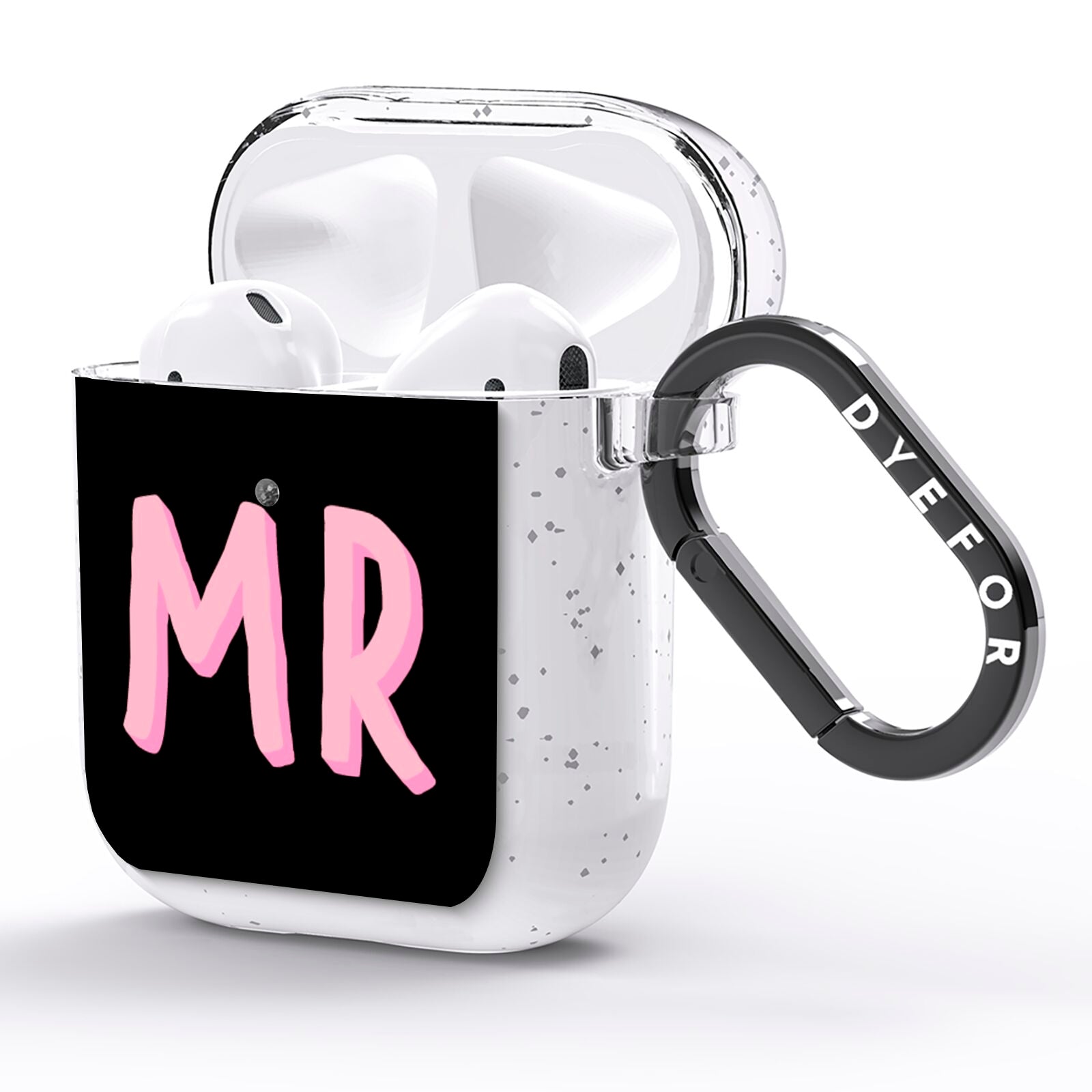 Mr AirPods Glitter Case Side Image