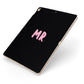 Mr Apple iPad Case on Gold iPad Side View