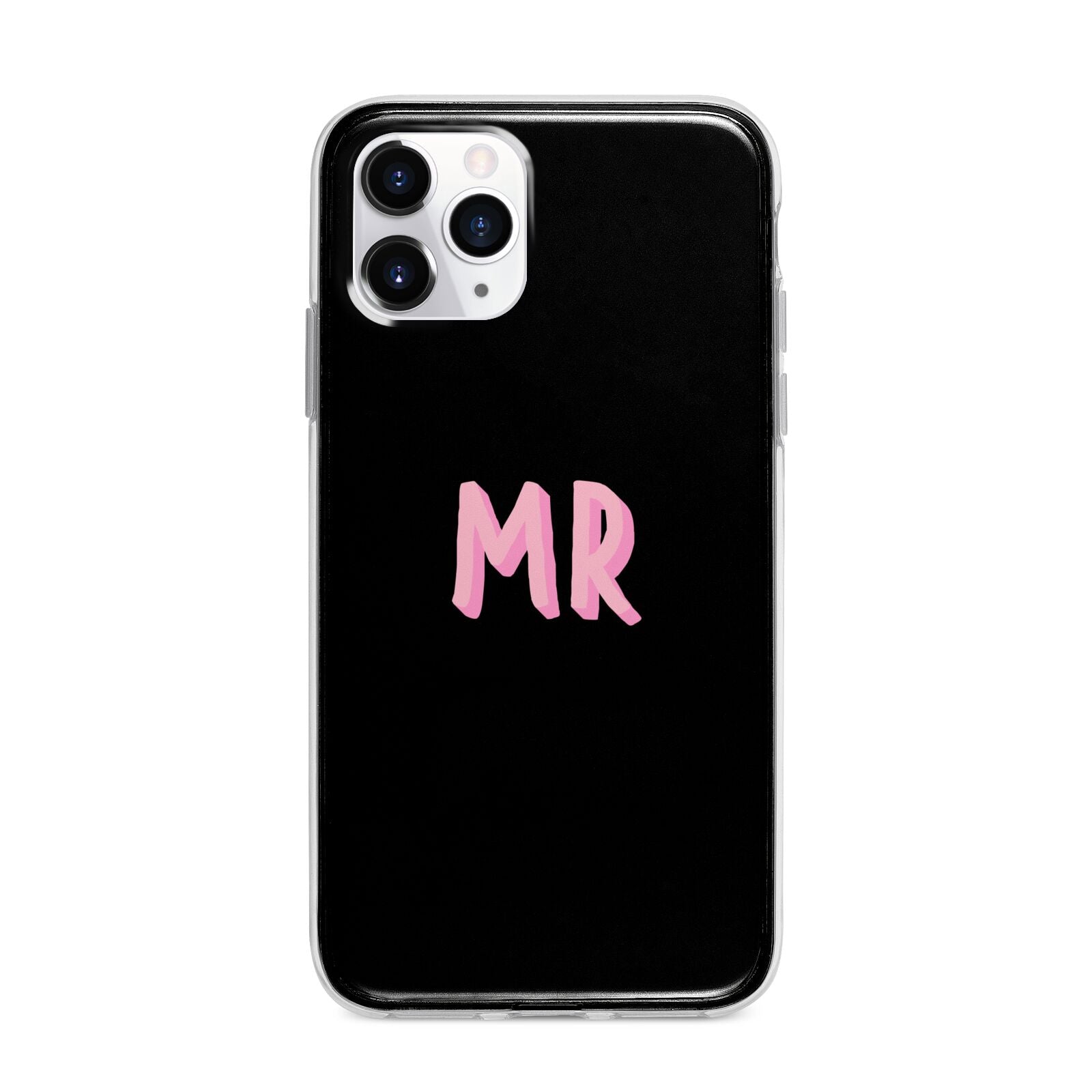 Mr Apple iPhone 11 Pro Max in Silver with Bumper Case
