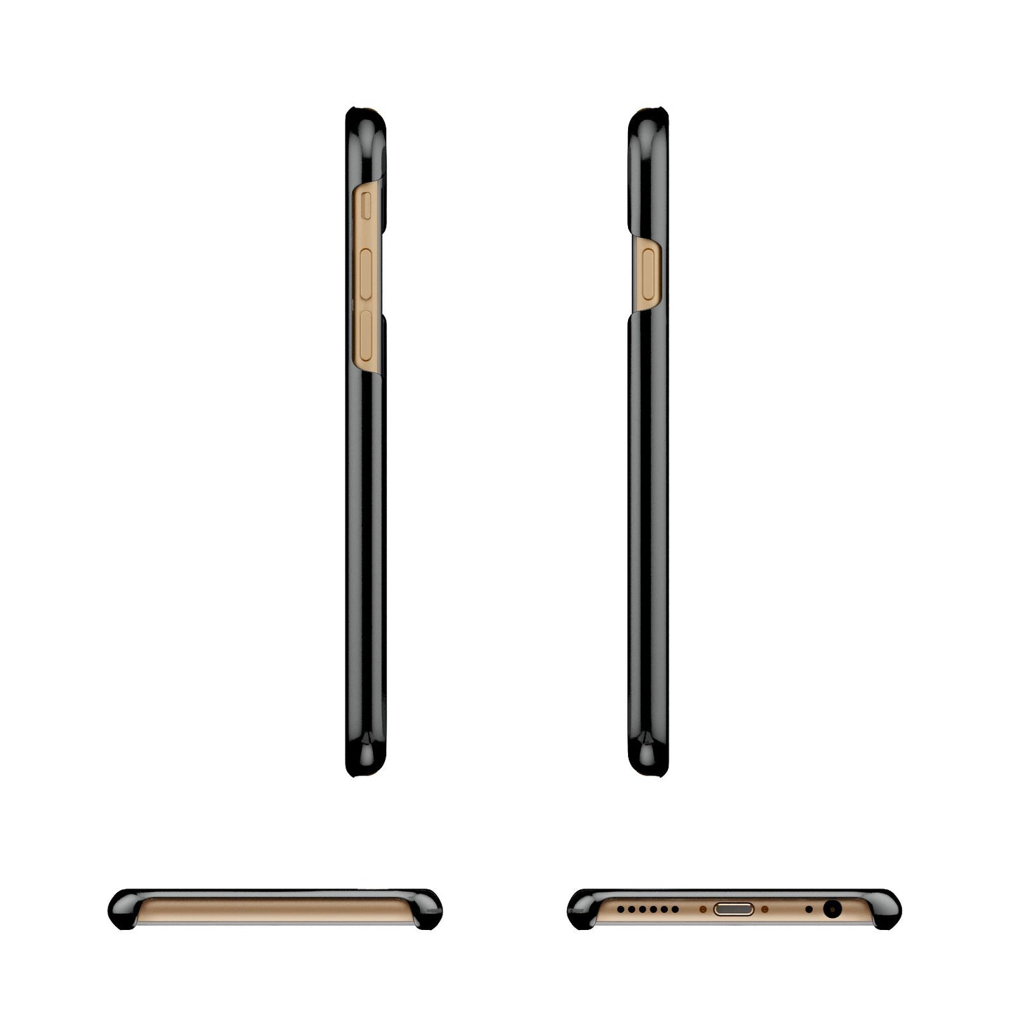 Mr Apple iPhone 6 3D Wrap Snap Case Angled Images